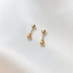 Kolczyki sztyfty kuleczki Kolczyki sztyfty kuleczki