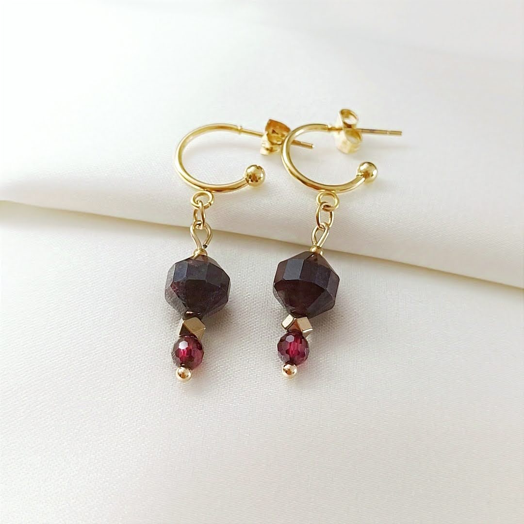 1730652795962 Kolczyki NARIN z granatem