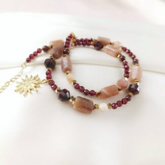 Biżuteria świąteczna Beezu – magia kamieni i subtelna elegancja Naszyjnik NARIN