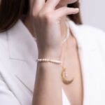 PEARLA - bransoletka z pereł i srebra