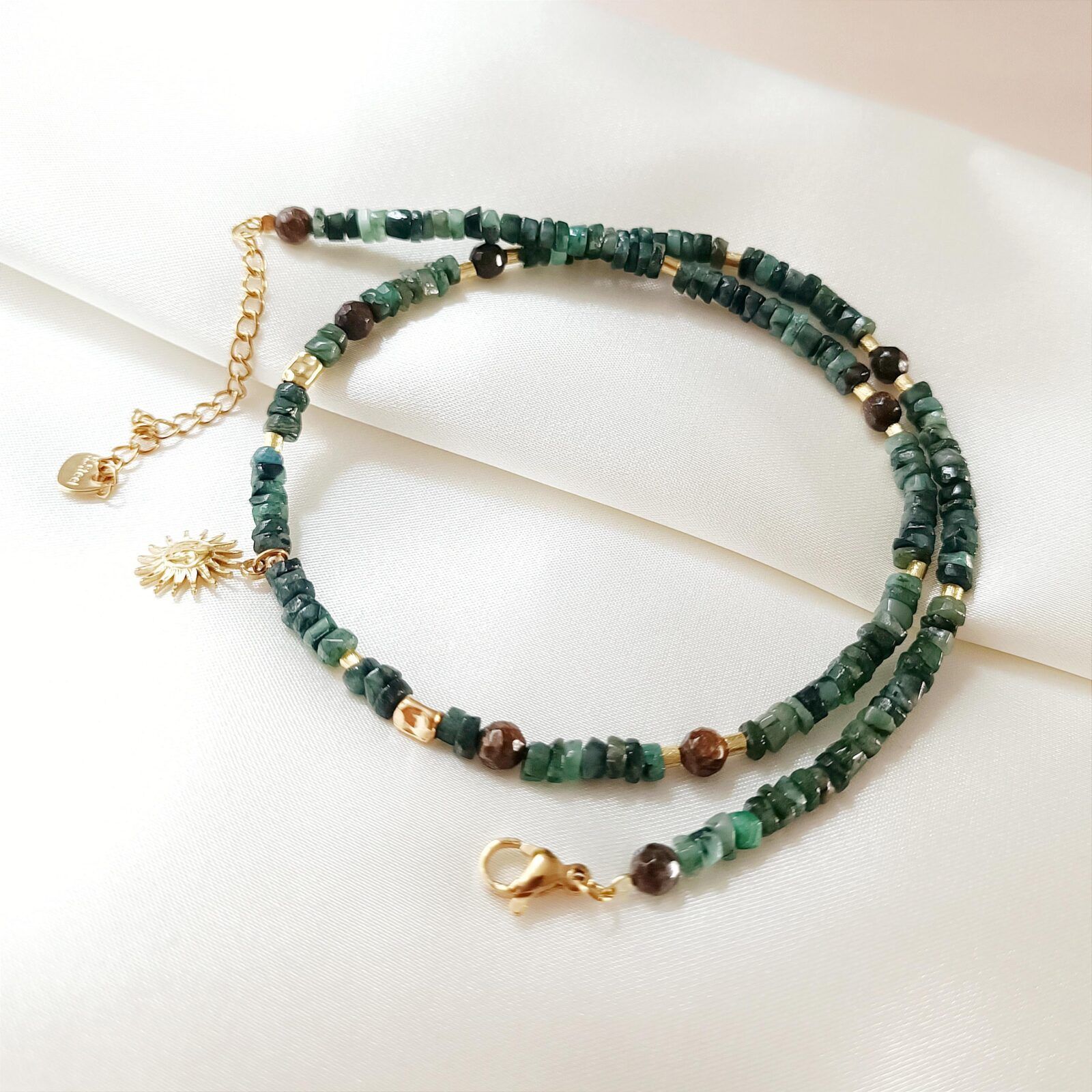 1000146584-01 FORESTA - naszyjnik ze szmaragdów