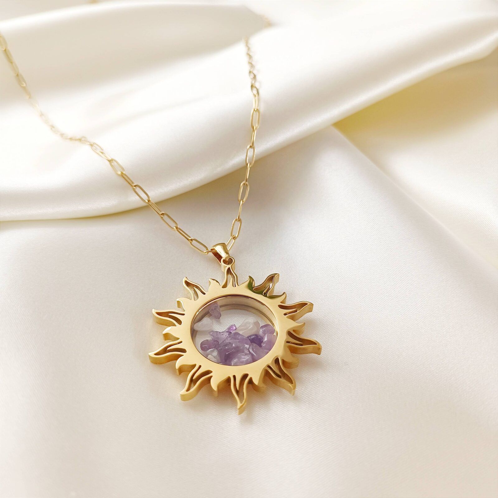1000148360-01 Sekretnik słońce z ametystem