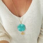 Łańcuszek - howlit turkusowy Łańcuszek - howlit turkusowy