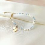 Bransoletka IT'S A BOY! z niebieskimi kamieniami Bransoletka IT'S A BOY! z niebieskimi kamieniami