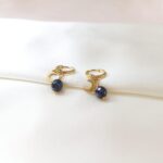 Kolczyki z Nocą Kairu i księżycem - kółka z zawieszkami Kolczyki z Nocą Kairu i księżycem - kółka z zawieszkami