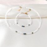 BLUE DIAMOND - naszyjnik z niebieskim diamentem – transparentny BLUE DIAMOND - naszyjnik z niebieskim diamentem – transparentny