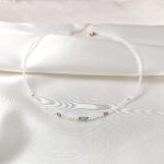 GRAY DIAMOND - naszyjnik z szarym diamentem – transparentny GRAY DIAMOND - naszyjnik z szarym diamentem – transparentny