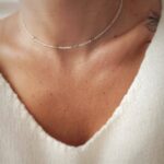 GRAY DIAMOND - naszyjnik z szarym diamentem – transparentny GRAY DIAMOND - naszyjnik z szarym diamentem – transparentny