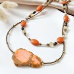 Plaster jaspisu III - naszyjnik Plaster jaspisu III - naszyjnik