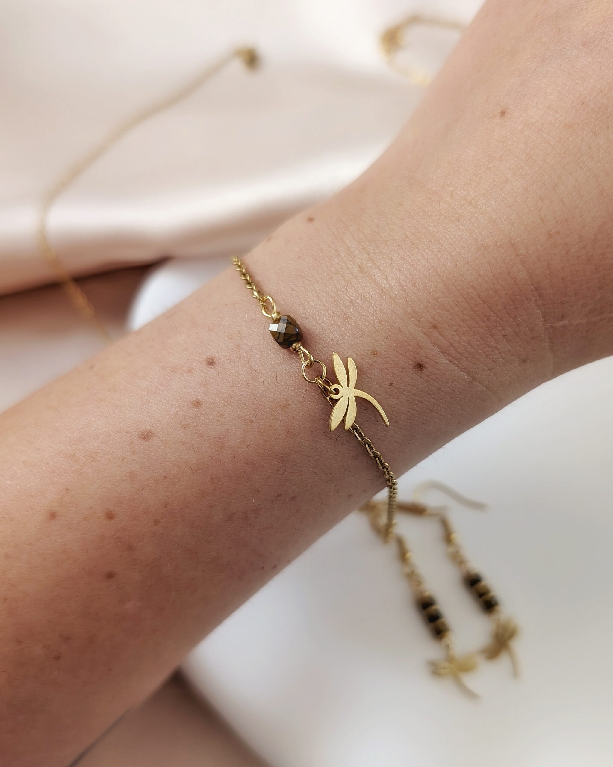 1000030073 Komplet biżuterii - tygrysie oko