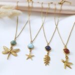 Piasek pustyni - łańcuszek i kolczyki Piasek pustyni - łańcuszek i kolczyki