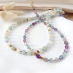 Unikat - naszyjnik z morganitem Unikat - naszyjnik z morganitem