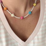 Kolorowe naszyjniki - pojedyncze sztuki Kolorowe naszyjniki - pojedyncze sztuki