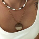 Wakacyjny naszyjnik z turkusem afrykańskim Wakacyjny naszyjnik z turkusem afrykańskim