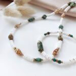 Wakacyjny naszyjnik z turkusem afrykańskim Wakacyjny naszyjnik z turkusem afrykańskim