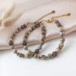 Bransoletka z krzemieniem pasiastym Bransoletka z krzemieniem pasiastym