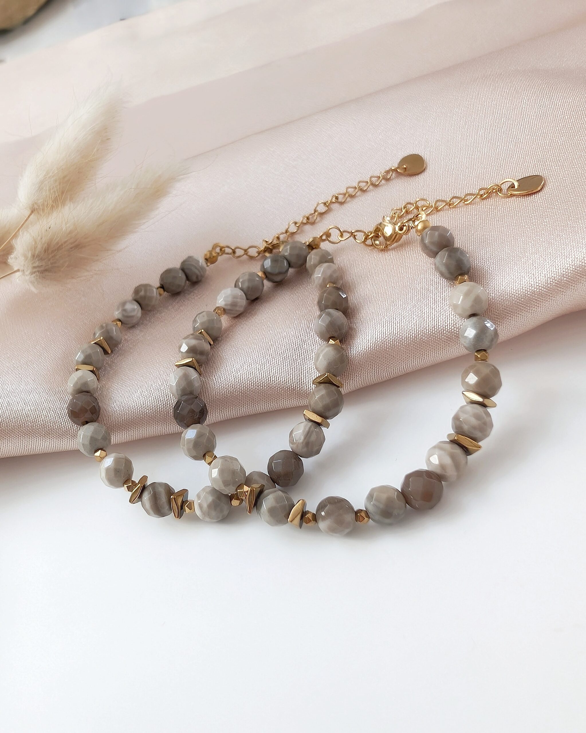 1000041962 Bransoletka z krzemieniem pasiastym