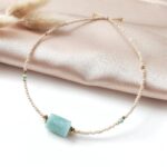 Choker z cytrynem / amazonitem Choker z cytrynem / amazonitem