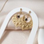 Unikat - komplet z czarnym turmalinem Unikat - komplet z czarnym turmalinem