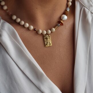 Łańcuszek z jadeitem - łańcuszek, który wycisza Łańcuszek z jadeitem - łańcuszek, który wycisza