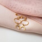 Kolczyki i łańcuszek z księżycem lunula Kolczyki i łańcuszek z księżycem lunula