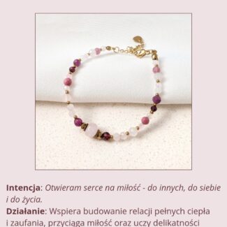 Biżuteria handmade z kwarcem różowym – różowa energia miłości Biżuteria handmade z kwarcem różowym – różowa energia miłości