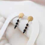 Kolczyki BLACK ESSENCE z czarnym turmalinem Kolczyki BLACK ESSENCE z czarnym turmalinem