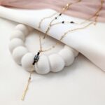 Podwójny naszyjnik BLACK ESSENCE - długi Podwójny naszyjnik BLACK ESSENCE - długi