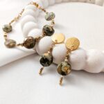 Unikat - komplet biżuterii z riolitem Unikat - komplet biżuterii z riolitem