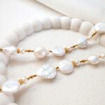 Naszyjnik z nieregularnych pereł Naszyjnik z nieregularnych pereł